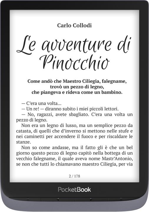 PocketBook Lettore elettronico InkPad 3 Pro, PB740-2-J-WW (7.80", 16 GB, Grigio metallizzato)