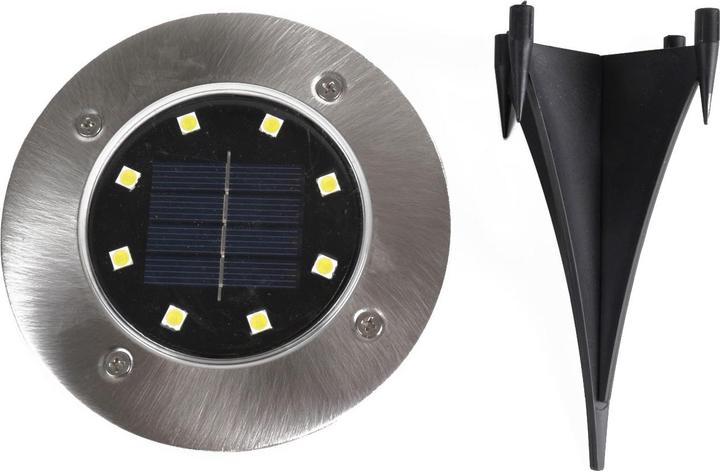 Produktbild Benson Garden LED Garten Bodenleuchte, Solar, IP44, 8er Set (IP44)