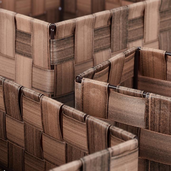 Actual product image Relaxdays 8pcs storage basket set (8 x, 35.5 x 26 x 10.5 cm)
