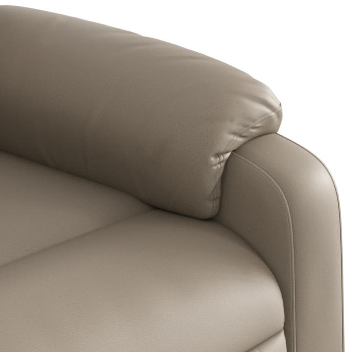 Produktbild VidaXL Relaxsessel mit Aufstehhilfe Elektrisch Cappuccino Kunstleder