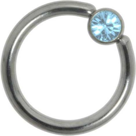 Produktbild Bijouteria 1.2mm Piercingstab (Edelstahl, Swarovski Kristall)