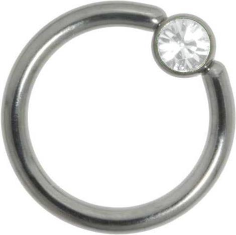 Produktbild Bijouteria 1.2mm Piercingstab (Edelstahl, Swarovski Kristall)