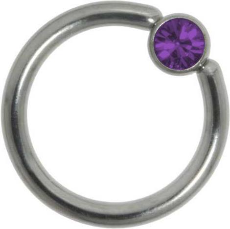 Actual product image Bijouteria Pin (Stainless steel, Swarovski Crystal)