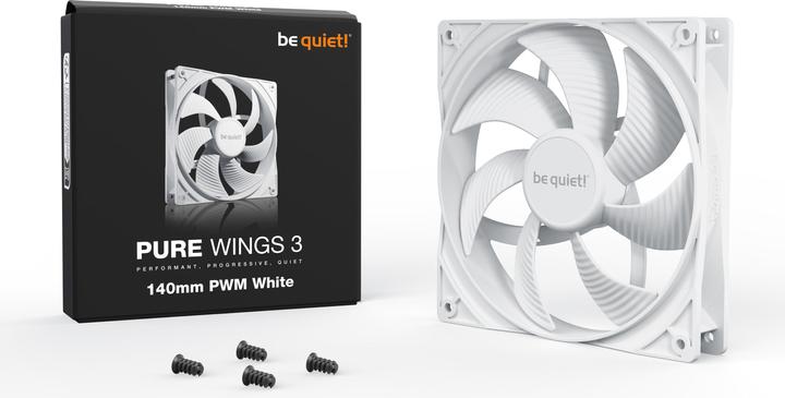 Actual product image be quiet! Pure Wings 3 PWM wh 140x140x25 (140 mm, 1 x)