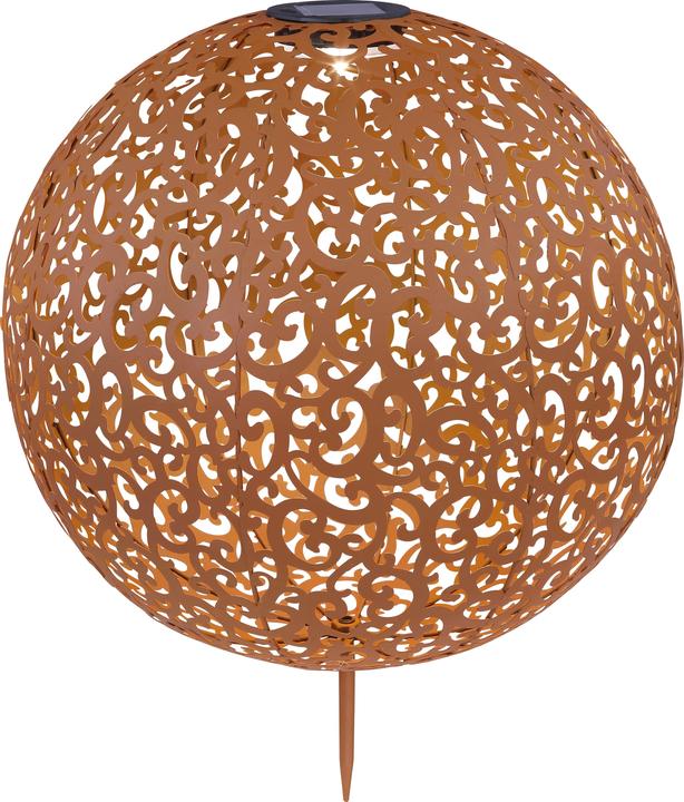 Produktbild Globo Solarleuchte Metall Rostfarben, 1xled (IP44)
