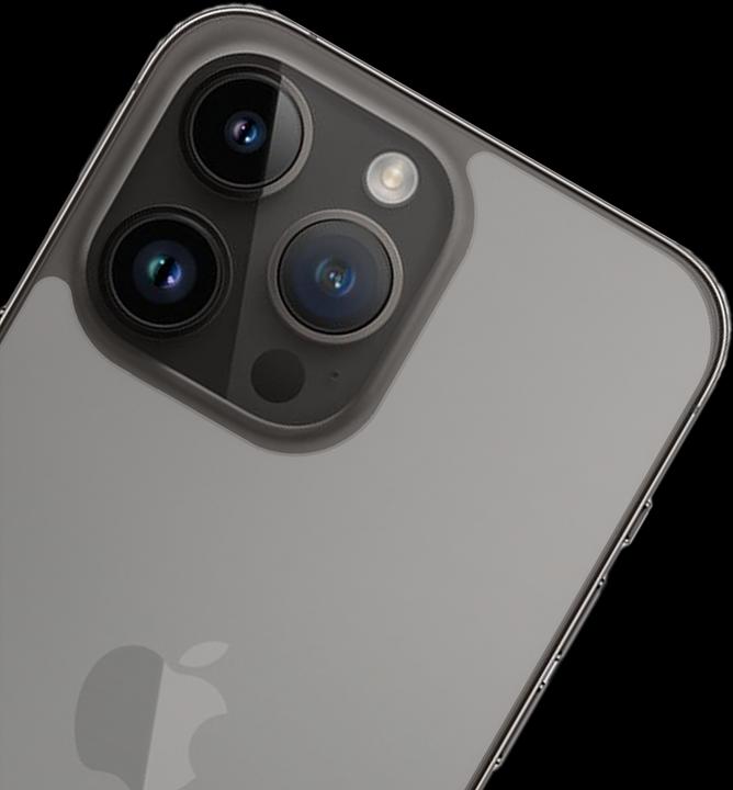 Produktbild Cazy Rückseite Glass Kompatibel mit iPhone 15 Pro Max Tempered Glass Hülle Kompatibel - Transparant (1 Stück, Apple iPhone 15 Pro Max)