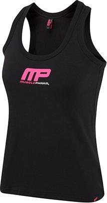 MP Womens Vest Black-Hot Pink