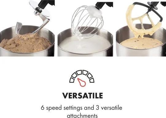Image du produit Klarstein Bella Nera Robot de cuisine1200 Watt, 5 litres, Noir