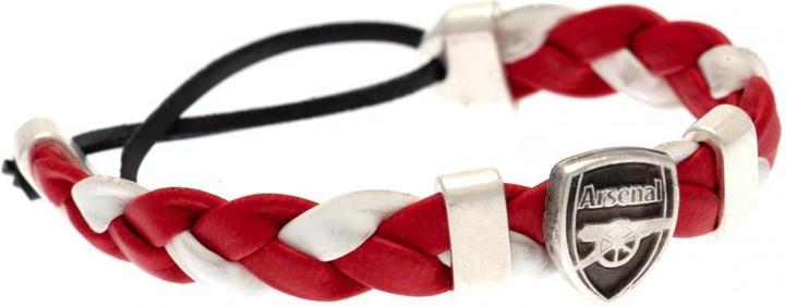 Actual product image Arsenal FC Slip-on bracelet PU alloy (16 cm, 100% synthetic material)