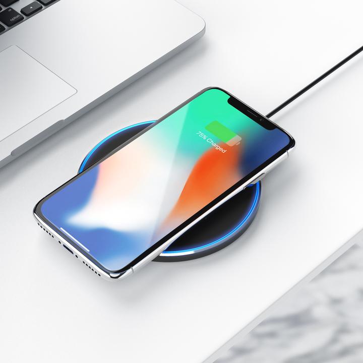 Produktbild Aplic USB Ladegerät QC 3.0 + Wireless Qi Charger (10 W)