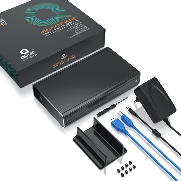 Image du produit Aplic Boîtier de disque dur externe 3,5" USB 3.0 (3.5")
