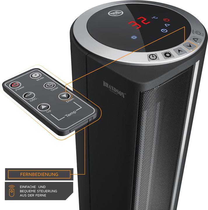 Produktbild Brandson Heizlüfter Tower 2000 W (2000 W)