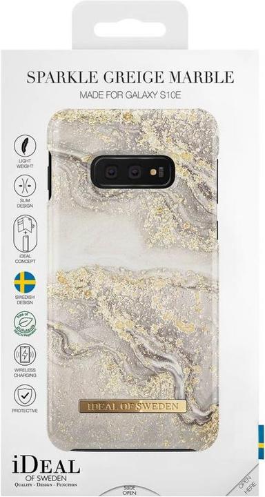 Actual product image iDeal Of Sweden Sparkle Greige Marble (Samsung Galaxy S10e)