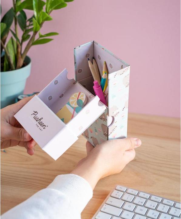 Actual product image Pusheen Rose pencil case