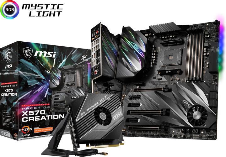 Image du produit MSI Prestige X570 Creation (AM4, AMD X570, E-ATX)