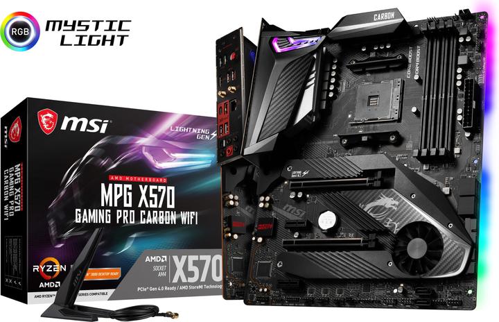 Image du produit MSI MPG X570 Gaming Pro Carbon Wifi (AM4, AMD X570, ATX)