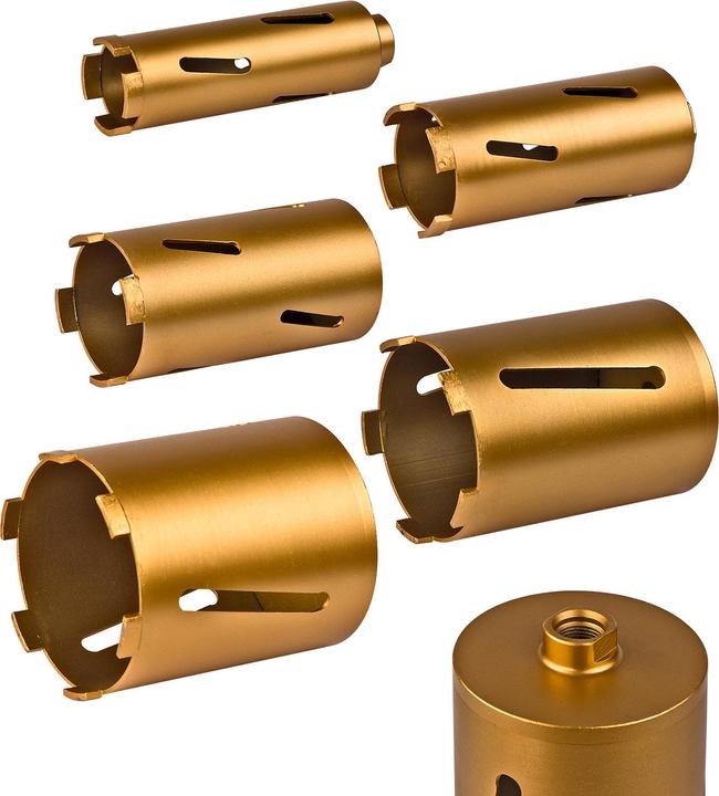 Image du produit Dema Jeu de couronnes de forage HM 11 pcs. avec trolley (72 mm, 83 mm, 112 mm, 132 mm)