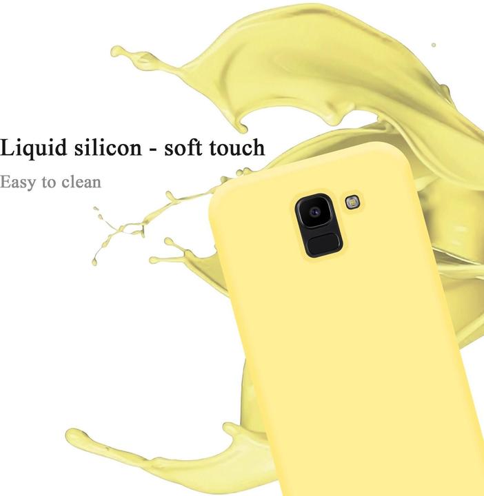 Immagine prodotto Cadorabo Copertura della cassa del silicone liquido TPU (Samsung Galaxy J6 (2018))