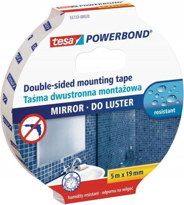 Actual product image tesa 55733-00020 Powerbond mirror tape, double-sided (19 mm)