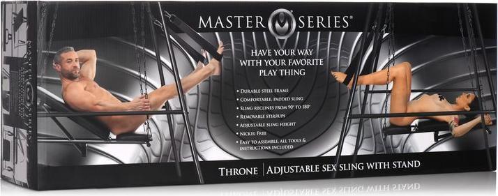 Actual product image Master Series Throne - Adjustable Sex Sling with Stand