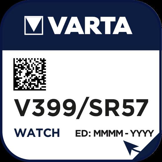 Image du produit Varta Voir V399 (1 pcs, SR57, 42 mAh)