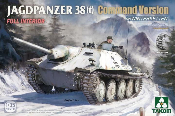 Produktbild Takom Jagdpanzer 38(t) Command Version w/ Winterketten Full Interior