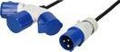 Actual product image Max Hauri maxCAMP CEE extension H07RN-F3G1.5 IP44 3-pole (1.50 m, CEE 16/3)