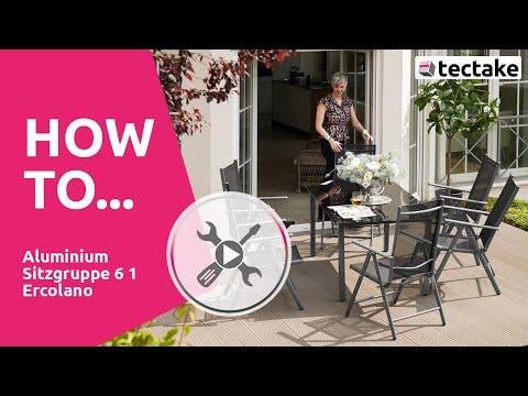 Image du produit tectake Salon de Jardin (150 cm)