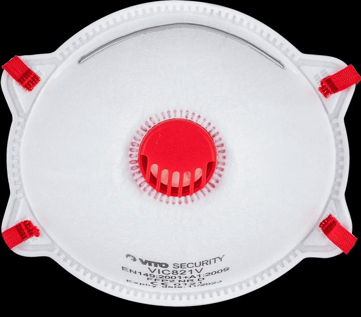 Immagine prodotto VITO Set di 3 respiratori antiparticolato con valvola Ffp2 (FFP1 NR D, 3 x)