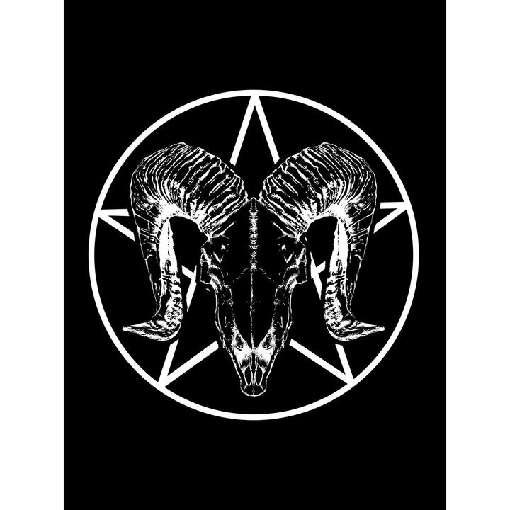 Produktbild Grindstore Ram Skull Kapuzenpullover (XL)
