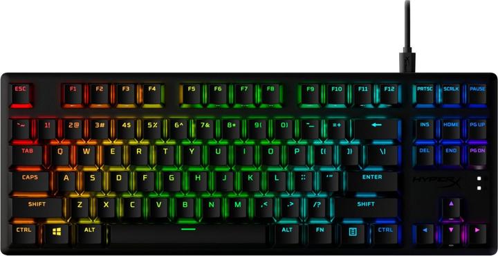 Actual product image HP HyperX Alloy Origins Core PBT HX Red - Mechanical Gaming Keyboard (US, Cable)
