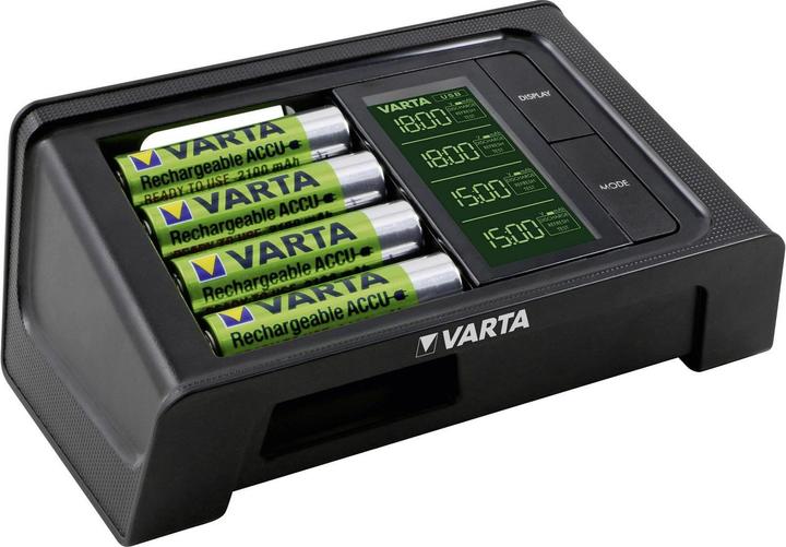 Actual product image Varta LCD Smart Charger (4 pcs., AA, 2100 mAh, Battery + charger)