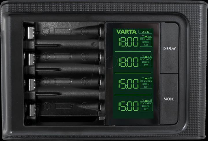 Actual product image Varta LCD Smart Charger (4 pcs., AA, 2100 mAh, Battery + charger)