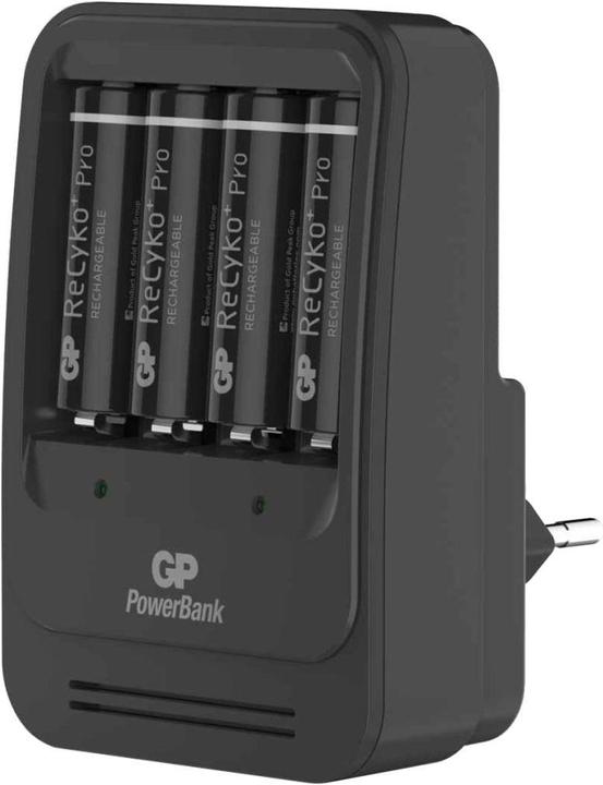 Immagine prodotto GP Batteries ReCyko+ PB570 Smart Charger (4 pz., AA, AAA, 2600 mAh, Batteria + Caricabatterie)