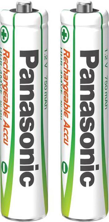 Actual product image Panasonic Rechargeable DECT (2 pcs., AAA, 750 mAh)