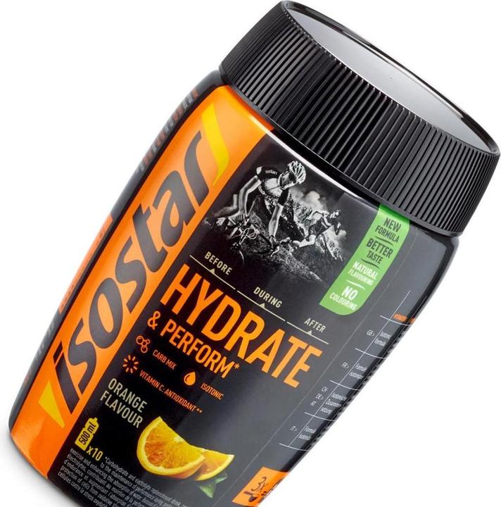 Actual product image Isostar Hydrate & Perform (Orange, 1 pcs., 400 g)