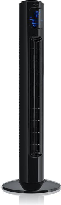 Immagine prodotto Brandson Ventilatore a torre, 12 velocità, DC, ECO, timer, oscillazione, telecomando, nero (50 dB)