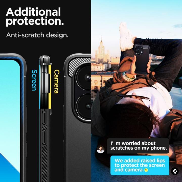 Image du produit Spigen Rugged Armor case for Xiaomi Redmi Note 13 4G / LTE - matte black (Xiaomi Redmi Note 13 4G)