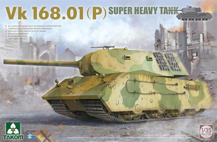 Image du produit Takom Vk 168.01(P) Réservoir Super Heavy