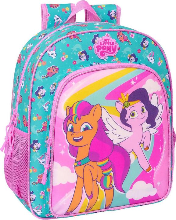 Actual product image My Little Pony School backpack Magic Pink turquoise 32 x 38 x 12 cm