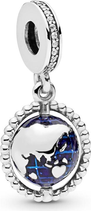 Produktbild Pandora Hänger Spinning Globe (Silber 925, Schmuckstein)