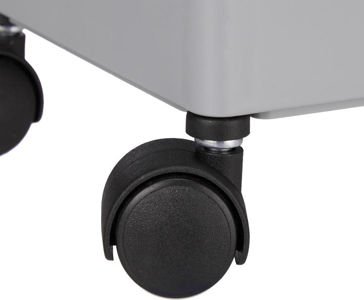 Actual product image Relaxdays trolley on wheels