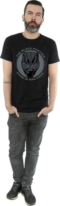 Immagine prodotto Black Maglietta in cotone Made in Wakanda (L)