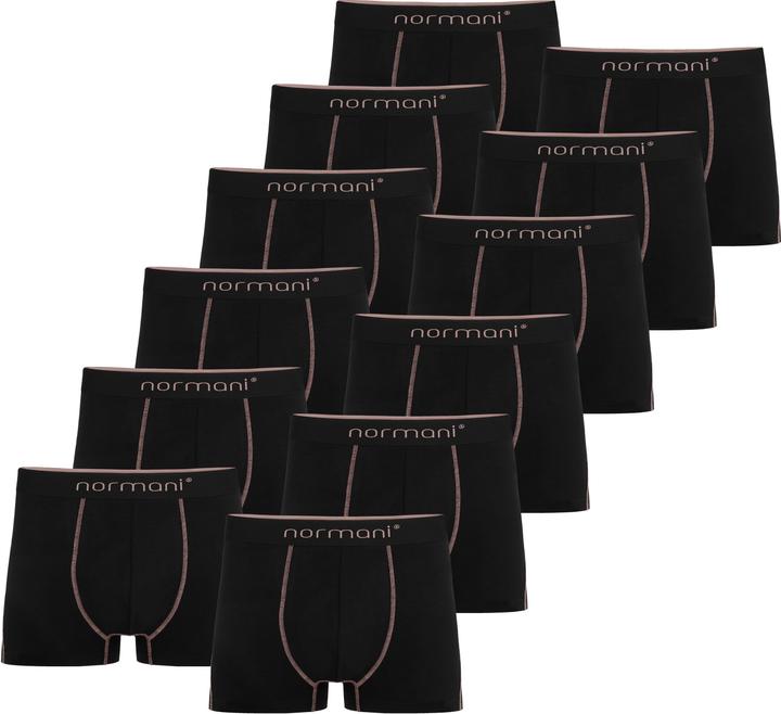 Normani 12 x Herren Baumwoll-Boxershorts
