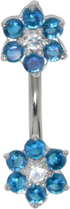 Actual product image Bijouteria Bellypiercing (Stainless steel, Silver 925, Zirconia)