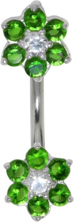 Bijouteria Bauchpiercing (Edelstahl, Silber 925, Zirkonia)