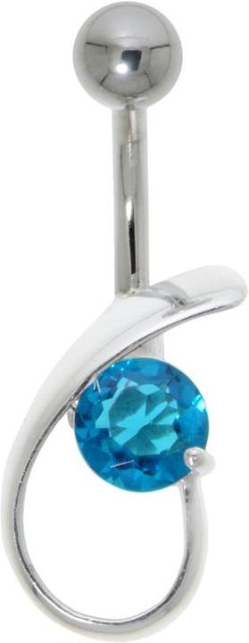 Bijouteria Bauchpiercing (Edelstahl, Silber 925, Zirkonia)