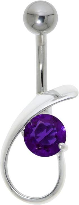 Bijouteria Bauchpiercing (Edelstahl, Silber 925, Zirkonia)