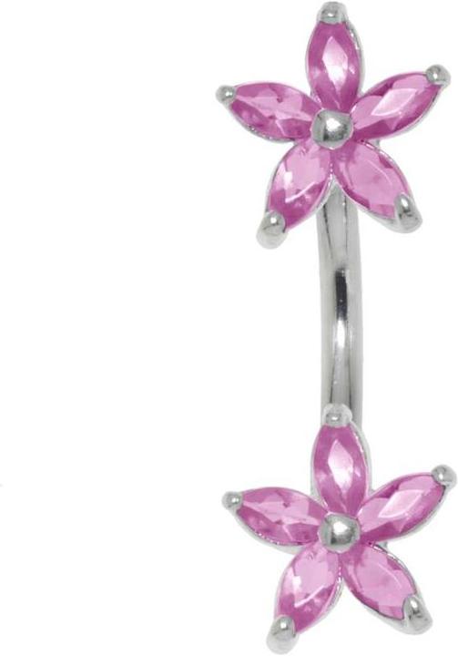 Produktbild Bijouteria Bauchpiercing (Edelstahl, Silber 925, Zirkonia)