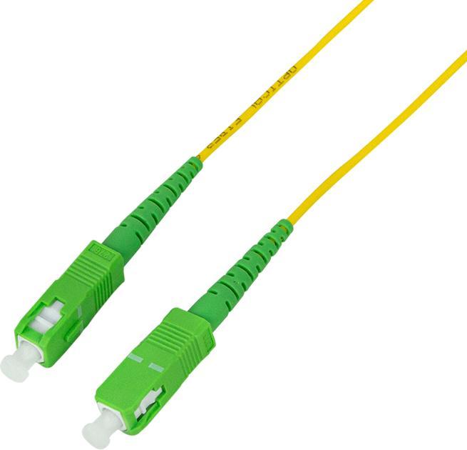 Immagine prodotto LogiLink Cavo patch in fibra ottica, 2x SC-Simplex, OS2, 20 m, spina SC-Simplex gialla (20 m)
